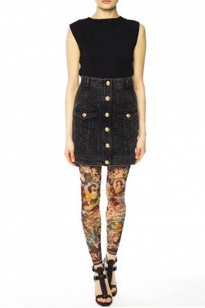 Legginsy z motywem tatuażu, zdjęcie 2 Legginsy z motywem tatuażu od Dsquared2